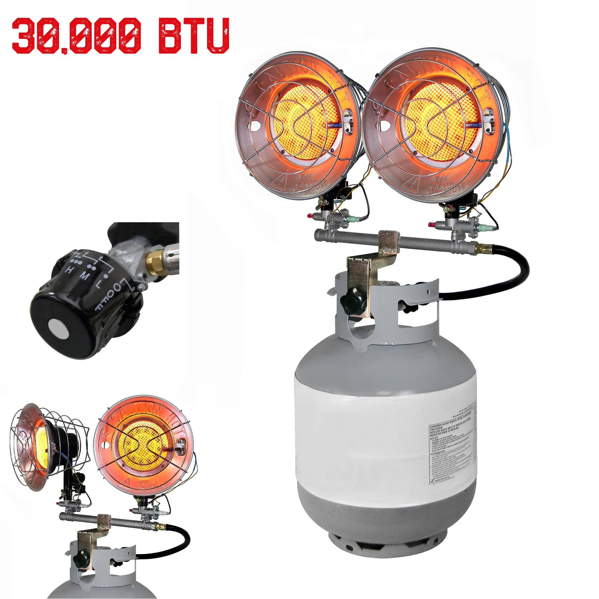 How Much BTU Does A Propane Heater Use (10000, 20000, 30000)